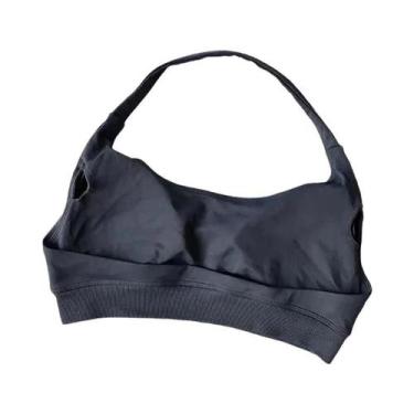 Imagem de Sutiã Esportivo Feminino De Alto Suporte, Sem Costura, Halter, Com Efe