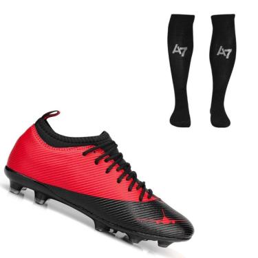 Imagem de Chuteira De Campo Botinha Airplane A7 + Meião-Masculino