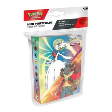Imagem de Mini Portfolio Pokemon Para 60 Cards Mega Lucario e Mega Gardevoir