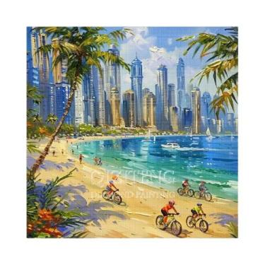 Imagem de Kit De Pintura Diamante 5D Paisagem Urbana, Bordado Completo, Cenário 