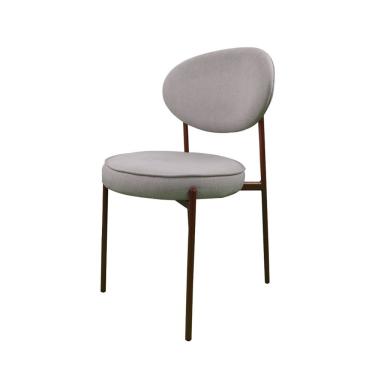 Imagem de Cadeira Milano Cobre - Linho Cinza