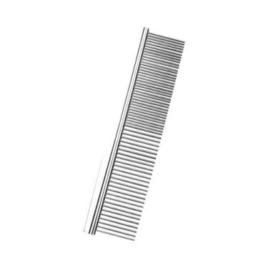 Imagem de Pente Desembaraçador De Aço Inoxidável Para Cães E Gatos Remove Suavem