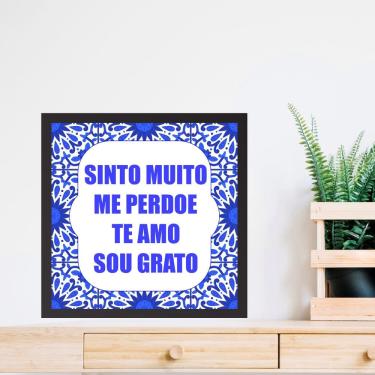 Imagem de Quadro Quadrado Ho`oponopono- 33x33cm