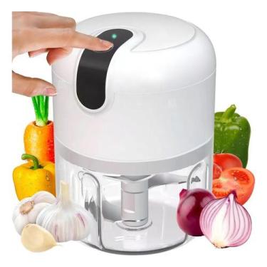 Imagem de Mini Processador Moedor De Alimentos 250mL 3 Lâminas usb pot - Congrat