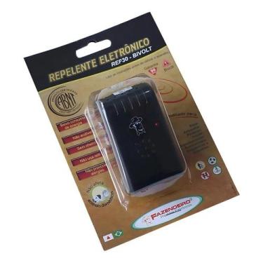 Imagem de Repelente Eletrônico Espanta Pernilongo Morcego Rato Preto - Congratul