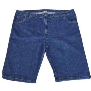 Imagem de Bermuda Masculina Jeans Lycra Plus Size-Masculino