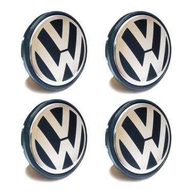 Imagem de Kit Calotinha Miolo Centro Roda Original Vw Polo Voyage 56mm - D CAPS