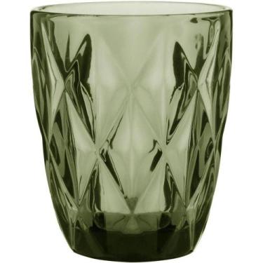 Imagem de Copo Água 10X8X8Cm 270Ml Vidro Verde 6Pç - NH