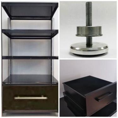 Imagem de Rack airon ht 50.02 + gaveta g 1946 + 4 sapatas sd-12