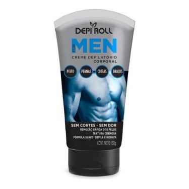 Imagem de Creme Depilatório Corporal Depiroll For Men 130g - Depi Roll
