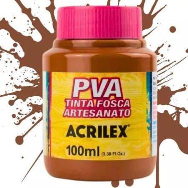 Imagem de Tinta Pva Fosca 100ml 531 Marrom Acrilex