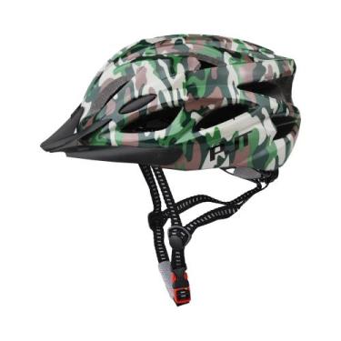 Imagem de Capacete De Bicicleta Unissex Leve E Oco Com Forro Confortável Para Ci