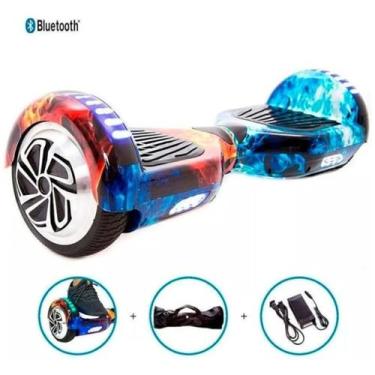 Imagem de Hoverboard Elétrico Para Presente Adolescente Cor:FOGO E GELO - Smart 