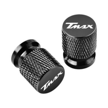 Imagem de Tampas De Válvula De Pneu Em Alumínio CNC Para Motocicletas YAMAHA TMA