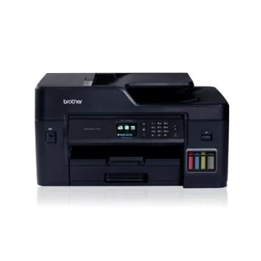 Imagem de Impressora Jato de Tinta Colorida Brother MFC-T4500DW, Wireless, Duplex, Preto, 120V