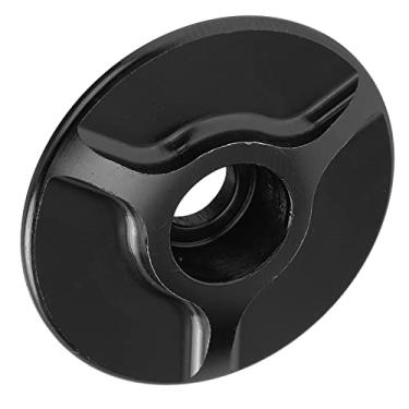 Imagem de Capa de fone de ouvido de garfo dianteiro, capa de conjunto de tigela de haste universal leve para bicicleta de montanha para bicicleta de MTB(Preto)