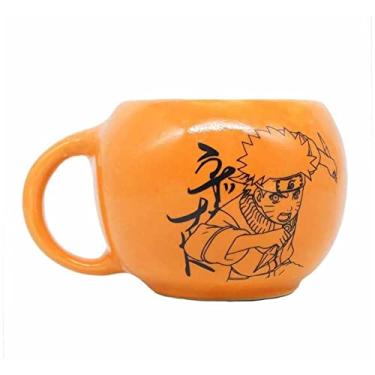 Imagem de Caneca Formato 3D Naruto Uzumaki Presente Criativo Geek cor:Laranja