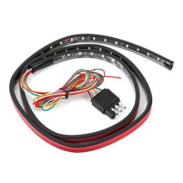 Imagem de Barra de luz, tira de porta traseira, lâmpada de freio de duas cores DRL para pickups caminhões trailers