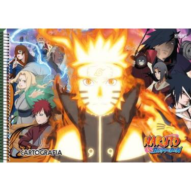 Caderno Universitario 15 Materias Naruto C/240 Fls - SD - São