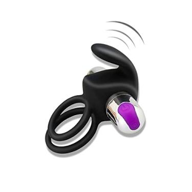 Imagem de Brinquedos Adultos Anel Vibratório Silicone Galo Com USB Carregamento Atraso Ejaculação Brinquedos Sexuais Masculino Zatla Shop