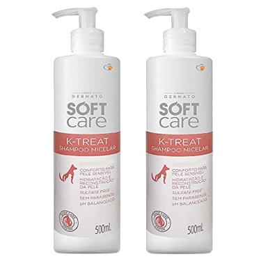 Imagem de Kit 2un Shampoo Petsociety Soft Care K-Treat Micelar 500ml