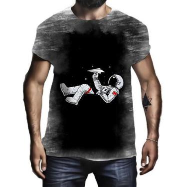 Imagem de Camisa Camiseta Astronauta Espaço Nave Foguete Lua Hd 02 - Estilo Krak