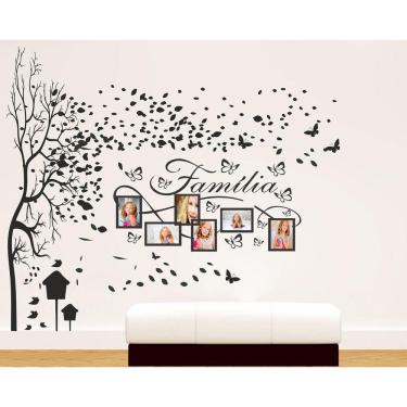 Imagem de Adesivo Decorativo Arvore com 2 metros e Porta Foto grande