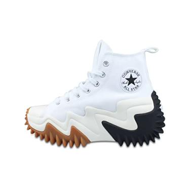 Imagem de Converse Run Star Shoes Motion Canvas Platform Fashion Sneakers Runners (Men 6 / Women's 7.5, White Black Gum, Numeric_7_Point_5)