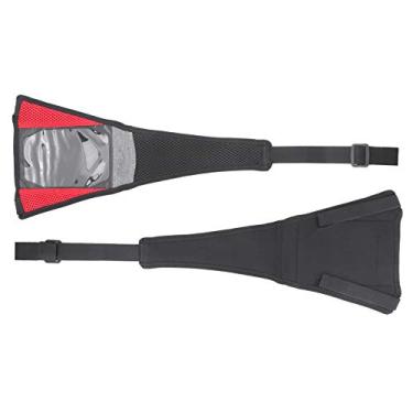 Imagem de Faixa de suor de bicicleta, faixa de fita de suor protetor de suor de bicicleta ajustável com bolsa de celular para treinamento de ciclismo para bicicletas