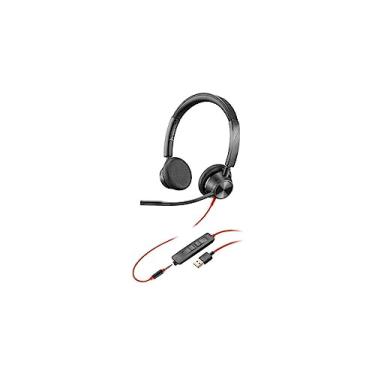 Imagem de Plantronics Fone de ouvido Poly Blackwire 3325 Microsoft USB-A e 3,5 mm com fio - 214016-101