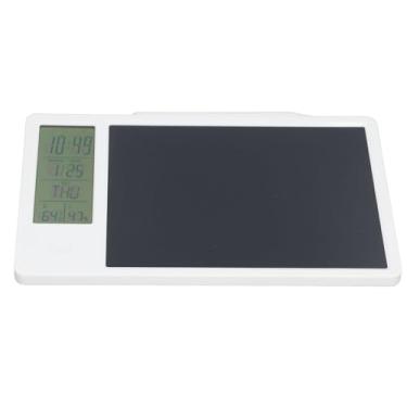 Imagem de Tablet Eletrônico de Escrita LCD, Placa de Escrita de Calendário Eletrônico Melhora a Eficiência ABS Multifuncional Leve para Escritório (Branco)