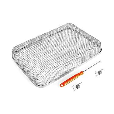 Imagem de Camco Tela de insetos voadores - Protege as aberturas do aquecedor de água de ninhos de insetos voadores, malha de aço inoxidável, WH 500 - (42145), 15 x 21,5 x 3,3 cm, branco