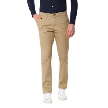 Imagem de Calça Tommy Hilfiger Masculina de Sarja Brooklyn Marrom Claro-Masculino