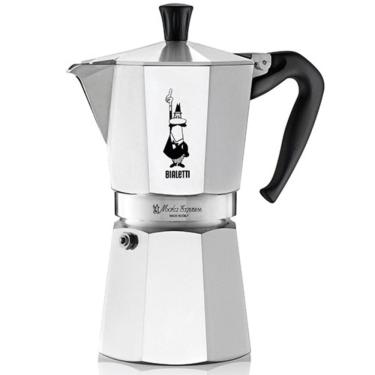 Imagem de Cafeteira Bialetti Italiana Nuova Moka Express Importada 12 Xícaras Alumínio