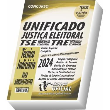 Imagem de Apostila TSE Unificado - Técnico Judiciário