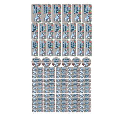 Imagem de Adesivo Etiqueta Escolar Personalizado Vinil Carros 88UN