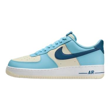 Imagem de Nike Tênis masculino Air Force 1 '07 (HF4837-407, azul aquário/leite de coco), Azul aquário/leite de coco/branco, 42
