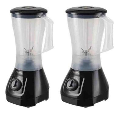 Imagem de Kit2 Liquidificador Agrato Forza 850W Jarra 1,5L 127V Preto - Geral, 1