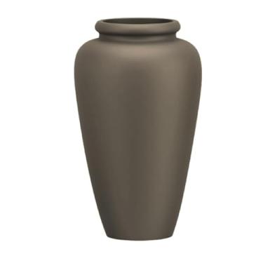 Imagem de Vaso Fibra De Vidro Cachepot Tipo Vietnamita Vitrificado Grande (Bronze Fosco)
