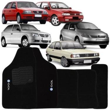Imagem de Jogo de Tapete Automotivo Carpete Gol G5 2009 à 2012 Soft Logo Bordado