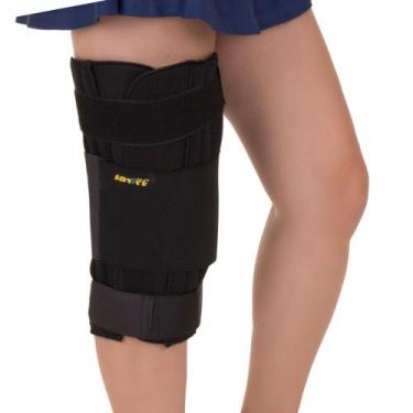 Imagem de Ortese Imobilizador De Joelho Parcial 32cm Artrose Artrite Preto Artip