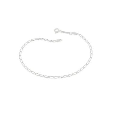 Imagem de Pulseira de prata 925 unissex groumet rommanel fio 0,60 mm 21 cm 85006