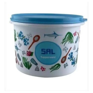 Imagem de Tupperware Pote Para Armazenar Sal Até 1 Kg, floral