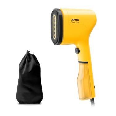 Imagem de Vaporizador de Roupas Arno Pure Pop Amarelo, Higieniza e Desodoriza, 1100W, Aquece em 15s, Portátil, HS26 110V