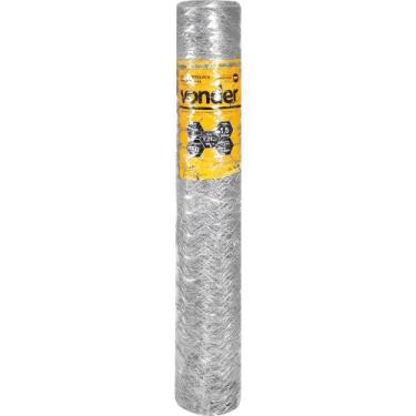 Imagem de Tela Metálica Mangueirão Hex Malha 3'' BWG18 1,5m 50m Vonder