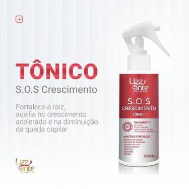 Imagem de Tônico SOS Crescimento 100 ml Lizz ante Crescimento Acelerado Preenche