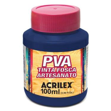 Imagem de Tinta Pva Fosca para Arte e Artesanato Acrilex 100ml - Cores Diversas,