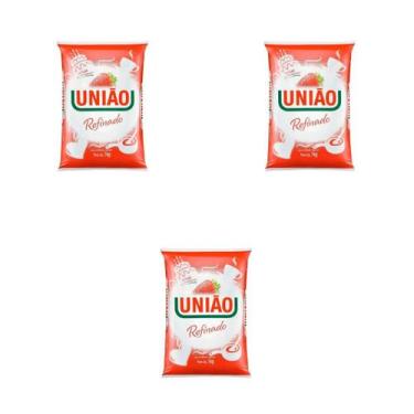 Imagem de Kit de 3 Açúcares União 1 kg