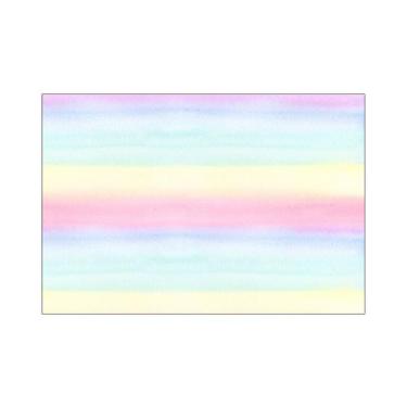 Imagem de Fundo Fotográfico 1,55 X 1,20 - Listras Arco-Íris Tons Pasteis 073 - V