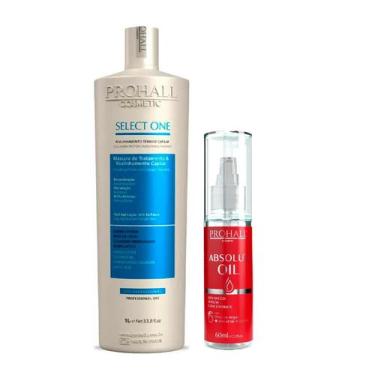 Imagem de Progressiva Select One Prohall 1 Litro + Óleo Absolut Oil 60ml - Proha